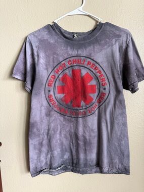 RHCP Red Hot chili peppers t- shirt tie-dye